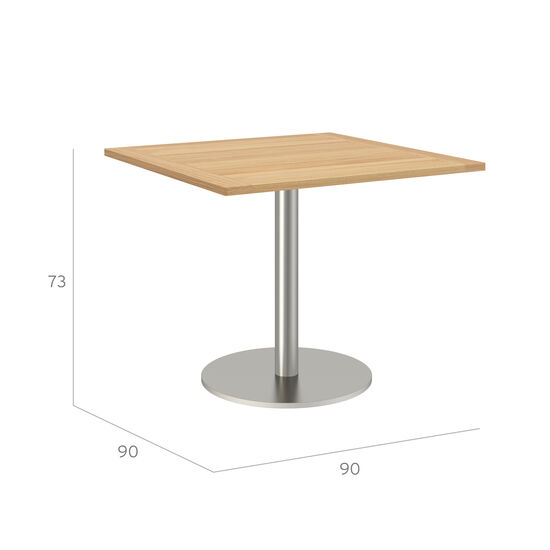 Stainless steel pedestal table new arrivals
