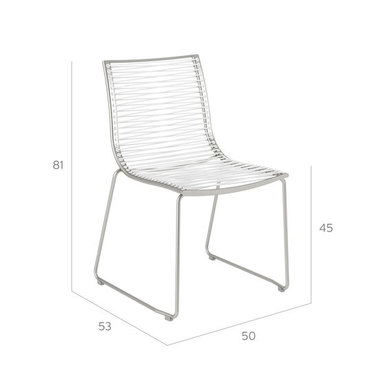 Kmart store white chair